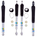 Bilstein 5100 0.87-2.28" adjustable front 0-1" rear lift shocks for 2007-2021 Toyota Tundra