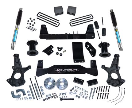 SuperLift 6.5" Lift Kit with Bilstein Rear Shocks for 2007-2013 Chevy Silverado & GMC Sierra 1500 4WD