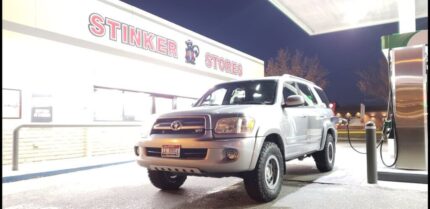 Bilstein 5100 Lifted Shocks installed on 2001-2007 Toyota Sequoia