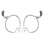 ICON 2.5" Extended Stainless Steel Brake Line Kit For 2017-2018 Ford F250/F350