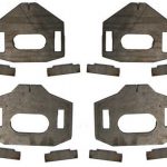Total Chaos Lower Control Arm Cam Tab Gussets For 2010-2019 Toyota 4Runner