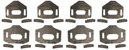 Total Chaos Lower Control Arm Cam Tab Gussets For 2005-2019 Toyota Tacoma 6 lug Prerunner and 4WD