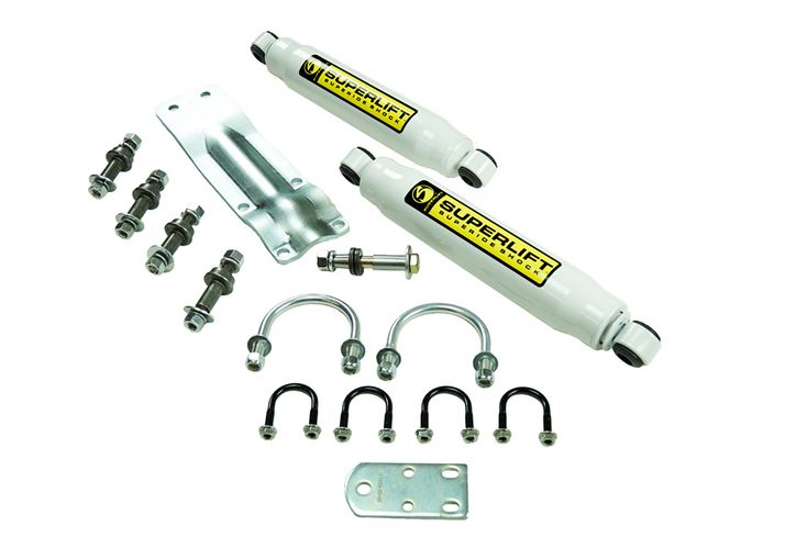 Superlift Dual Steering Stabilizer Kit For 1975-1980 Dodge W200 Superlift Dual Steering Stabilizer Kit For 1975-1980 Dodge W200