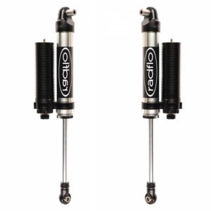 Radflo 2.5 Body 3.5" Front Lift Reservoir with Hi/Lo Adjusters Shocks for 2018-2021 Jeep Wrangler JL