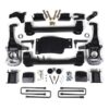 Zone Offroad 6" Radius Arm Lift Kit For 2017-2019 Ford F-350 SD 4WD Diesel (3-Leaf Rear Main Spring Pack)