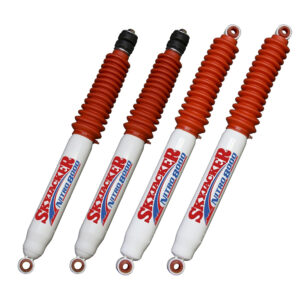 2011 Dodge Ram 3500 2WD 1-2.5' Front, 0-1" Rear Lift Skyjacker Nitro Shocks