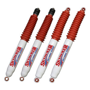 2011-2012 Dodge Ram 3500 4WD 1-2.5" Front, 1-4.5" Rear Lift Skyjacker Shocks