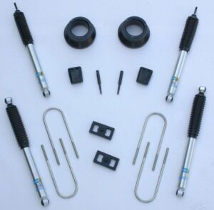 RCD 3" Dodge Lift Kit with Bilstein 5100 shocks for 2011-2012 Ram 2500 8 lug 4WD