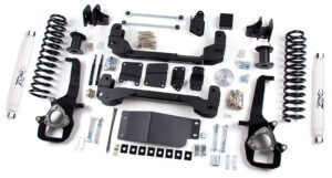 Zone Offroad 4" Upper Strut Mounts Lift Kit 2011-2011 Dodge Ram 1500