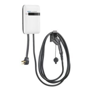 EvoCharge Electric/Hybrid Vehicle Charger SAE J1772 Standard EVSE Level 2 Single Port (18 Foot Cable Length)