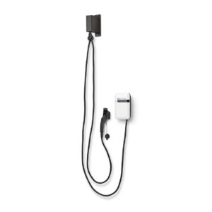 EvoCharge Electric/Hybrid Vehicle Charger SAE J1772 Standard With Retractor EVSE Level 2 Single Port (25 Foot Cable Length)