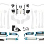 Jeep Wrangler JLU 2.5 Inch High Clearance Long Arm w/EVO SPEC King 2.5 Inch Shocks with Adjusters EVO Manufacturing