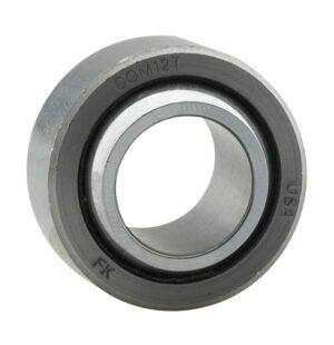 FK Bearings - Spherical Bearing, COM-T Series, 0.750 in ID, 1.438 in OD, 0.750 in Thick, PTFE Lined, Steel, Chrome, Each