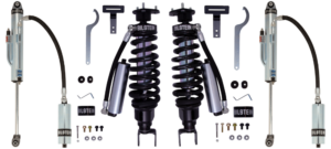 Bilstein B8 8112 ZoneControl CR 0.6-2.6" Front Coilovers B8 8100 (Bypass) 0-2" Rear Lift Shocks for 2019-2021 Ram 1500 4WD/2WD 5 ft 7 in Bed