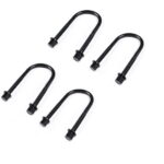 Zone Offroad Automotive Axle U-Bolt Kit 1-2 X 3 X 6-3-4-Round (Universal Fit)