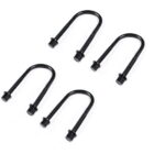 Zone Offroad Automotive Axle U-Bolt Kit 9-16 X 3-1-2 X 12-1-2-Round (Universal Fit)