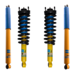 Bilstein 4600 Front Assembled Coilovers with OE Replacement Coils and Rear Shocks for 2015-2022 GMC Canyon