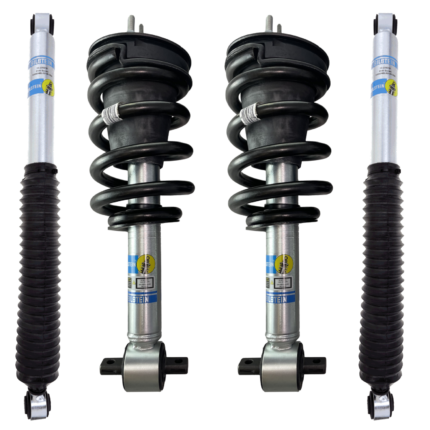 Bilstein 5100 0-2.5 Front Lift Assembled Coilovers with OE Replacement coils and Rear Shocks for 2019-2023 Chevy-GMC Silverado-Sierra 1500