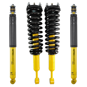 OME 2.5 Front Lift Assembled Coilovers and 0-2.36 Rear Lift Sport Shocks for 2007-2021 Toyota Tundra