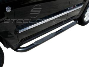 Steelcraft 3" Round Sidebars Black for 05-10 Jeep Grand Cherokee - 220420 