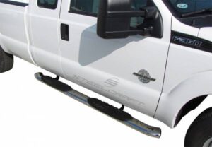 Steelcraft 5" Oval Premium Sidebars Stainless Steel for 99-16 Ford Super Duty Super Cab - 412459P 