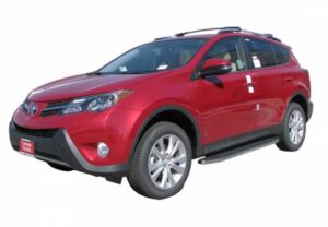 Steelcraft Black With Stainless Steel Trim STX100 Running Boards 06-18 Toyota Rav4 - 135000 