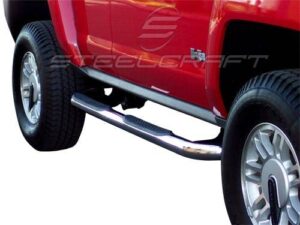 Steelcraft Stainless Steel 3" Round Sidebars 06-10 Hummer H3 - 205807 