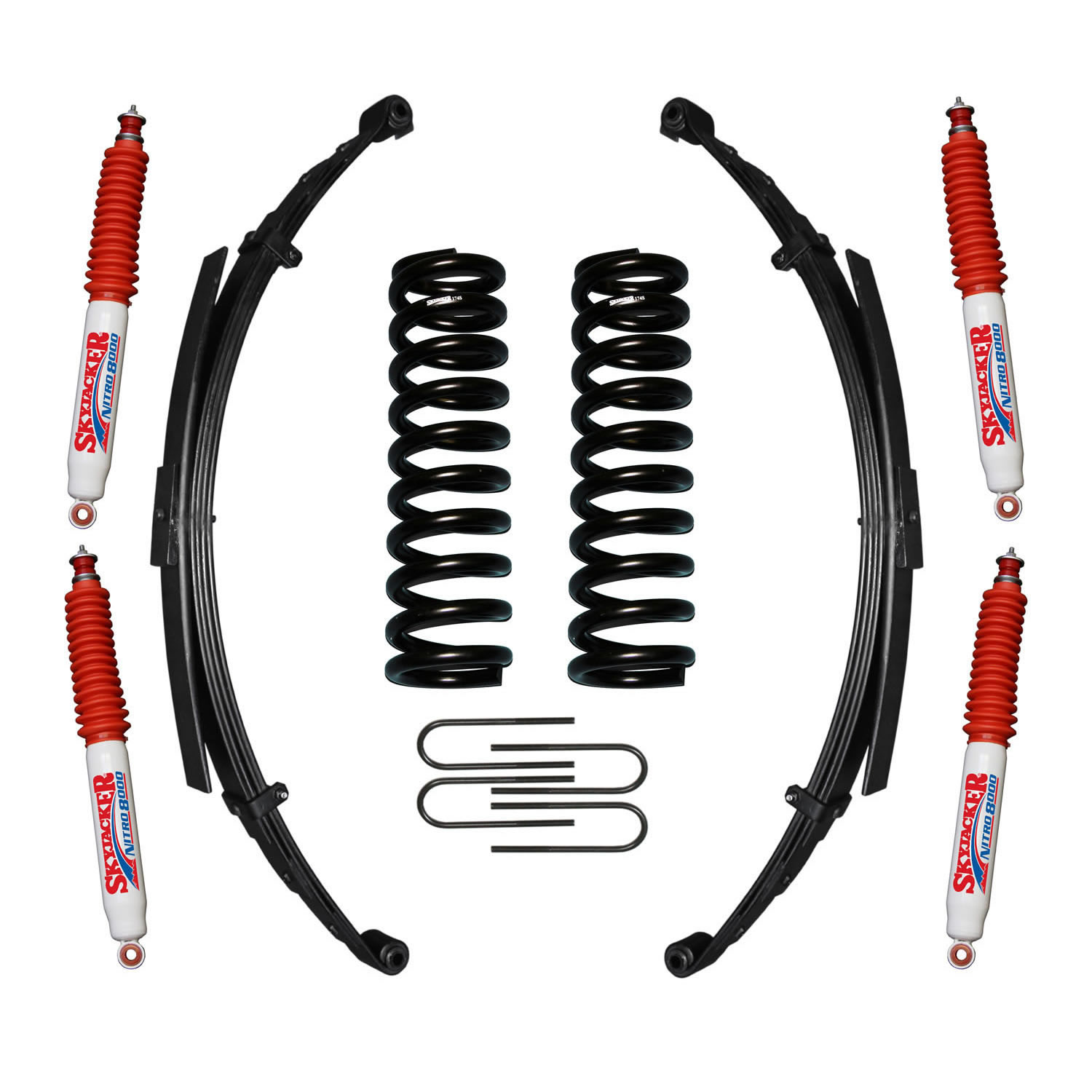 Skyjacker 4" Springs Lift Kit Nitro Shocks for 73-75 F-100 and 77-79 F-150 - 174PKS-N Skyjacker 4" Springs Lift Kit Nitro Shocks for 73-75 F-100 and 77-79 F-150 - 174PKS-N