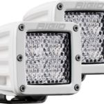 RIGID Hybrid Diffused Surface Mount White Housing Pair D-Series Pro - 602513