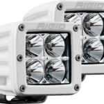 RIGID Hybrid Flood Surface Mount White Housing Pair D-Series Pro - 602113