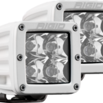 RIGID Hybrid Spot Surface Mount White Housing Pair D-Series Pro - 602213