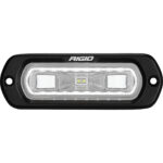 RIGID SR-L Series Marine Spreader Pod 2 Wire Flush Mount Black With White Halo - 52200