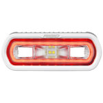 RIGID SR-L Series Marine Spreader Pod 2 Wire Surface Mount White With Red Halo - 51102