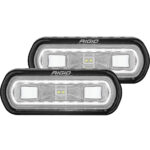 RIGID SR-L Series Off-Road Spreader Pod 3 Wire Surface Mount with White Halo Pair - 53120