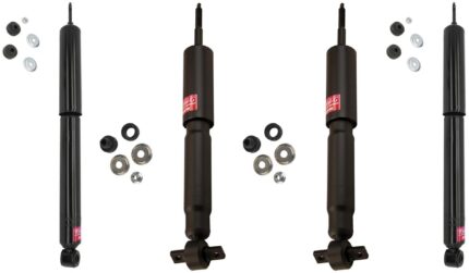 KYB Excel-G GR-2 Front Rear Shocks for 2004 FORD F-150 2WD Heritage 7700 GVW 344367 344367 344615 344615