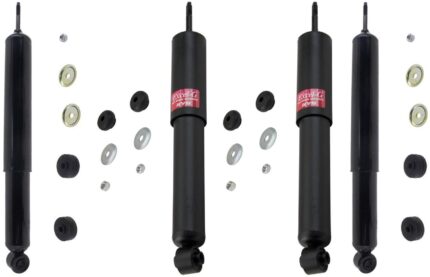 KYB Excel-G GR-2 Front Rear Shocks for 2004 FORD F-150 4WD Heritage 7700 GVW 344368 344368 344616 344616