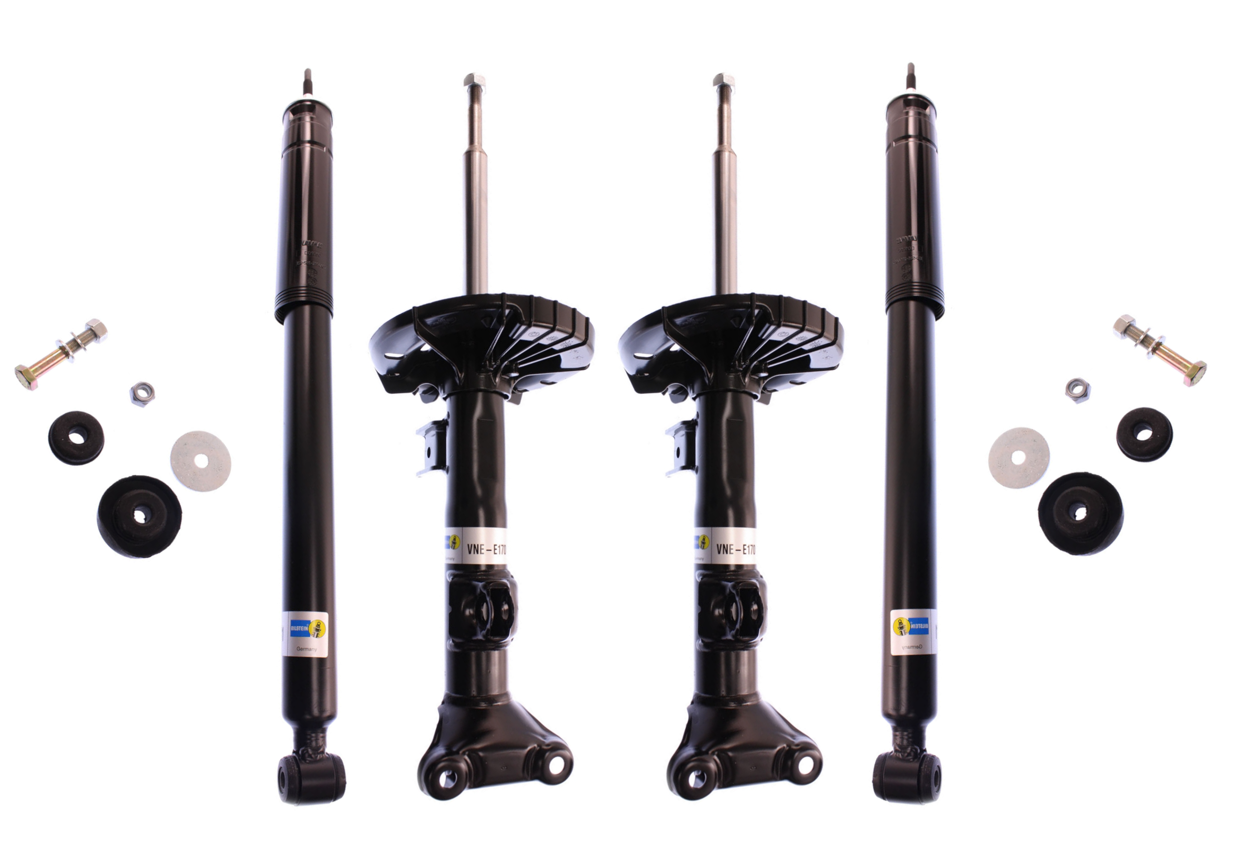 Bilstein B4 OE Replacement Front and Rear Shocks For 2001-2005 Mercedes-Benz C240 Bilstein B4 OE Replacement Front and Rear Shocks For 2001-2005 Mercedes-Benz C240