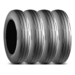 Mickey Thompson ET Street Front 15.0 Inch 27X6.00R15LT Black Sidewall Racing Bias Tires - 250736