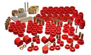 Energy Suspension Suspension Bushing Kit Red for 2007-2018 Jeep Wrangler JK 2.18108R