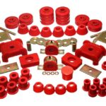 Energy Suspension Suspension Bushing Kit Red for 1973-1974 GMC K35/K3500 Pickup 3.18105R
