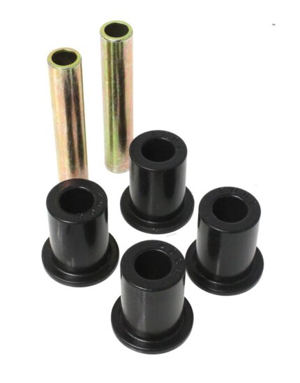 Energy Suspension Front Leaf Spring Shackle Bushing Sleeve Black for 1971-1974 Chevrolet K30 Pickup 3.2111G