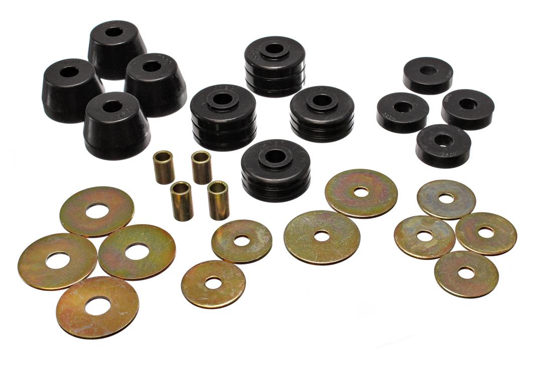 Energy Suspension Body Mount Bushings Black for 1972-1974 Dodge W300 Pickup 5.4101G Energy Suspension Body Mount Bushings Black for 1972-1974 Dodge W300 Pickup 5.4101G