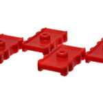 Energy Suspension Leaf Spring Insulator Pad Red for 1973-1973 Dodge Polara 5.6105R