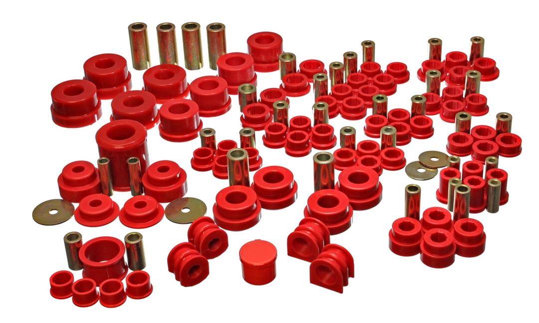 Energy Suspension Suspension Bushing Kit Red for 2003-2009 Nissan 350Z 7.18108R Energy Suspension Suspension Bushing Kit Red for 2003-2009 Nissan 350Z 7.18108R