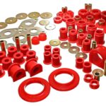 Energy Suspension Suspension Bushing Kit Red for 2001-2004 Toyota Tacoma 4WD 8.18107R