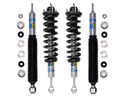 Bilstein-OME 2.5 Front Lift 5100 Assembled Coilovers and B8 5100 0-2 Rear Lift Shocks for 2010-2021 Lexus GX460 2WD-4WD