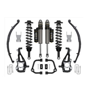 ICON Stage 2 3.5-4.5 Lift Kit with Tubular UCAs and Leaf Springs for 2021-2023 Ford F-150 4WD