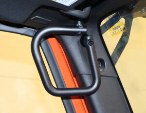 Jeep JK Grab Handles Front 07-18 Wrangler JK 2/4 Door Steel Black Textured Powdercoat Fishbone Offroad - FB25033