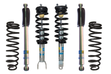 Bilstein 5100 0-2.75 Front Assembled Coilovers with 0-1 Rear Lift Shocks and 1 Rear Lift Coils for 2019-2024 Ram 1500 Classic 4WD