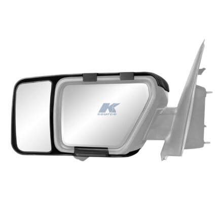 K-Source 81860 Snap & Zap Clip-On Towing Mirror Set for 2021-2024 Ford F-150 - Driver & Passenger Side - front